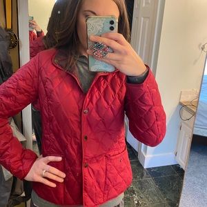 Medium Eddie Bauer Maroon down jacket